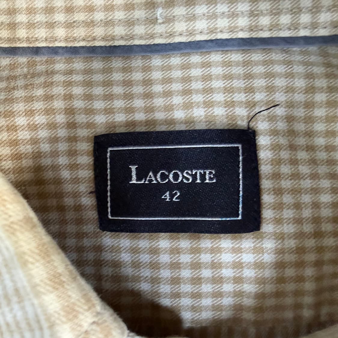 42 라코스테 체크셔츠 0219T1 상품이미지3
