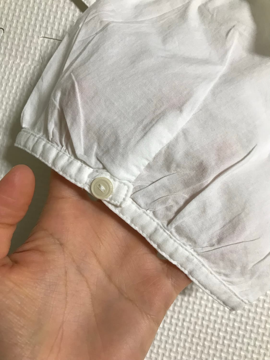 빈티지 핀턱 레이스 퍼프소매 셔츠 상품이미지7