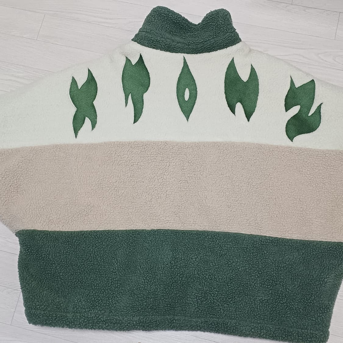 엑스톤즈 플리스 배색 후리스 상품이미지6