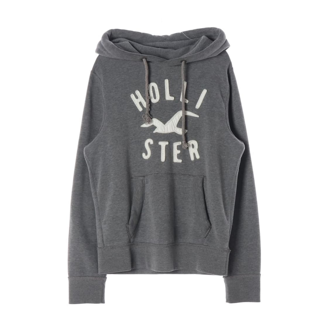 홀리스터 빅로고 자수 그레이 후드티 S 상품이미지1