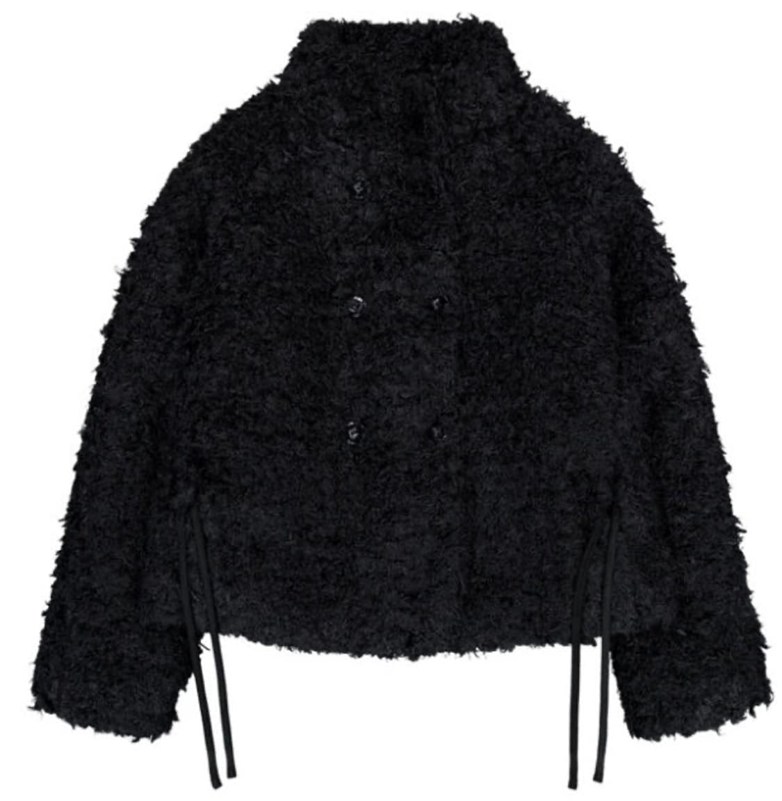 코이세이오 퍼자켓 블랙 상품이미지1