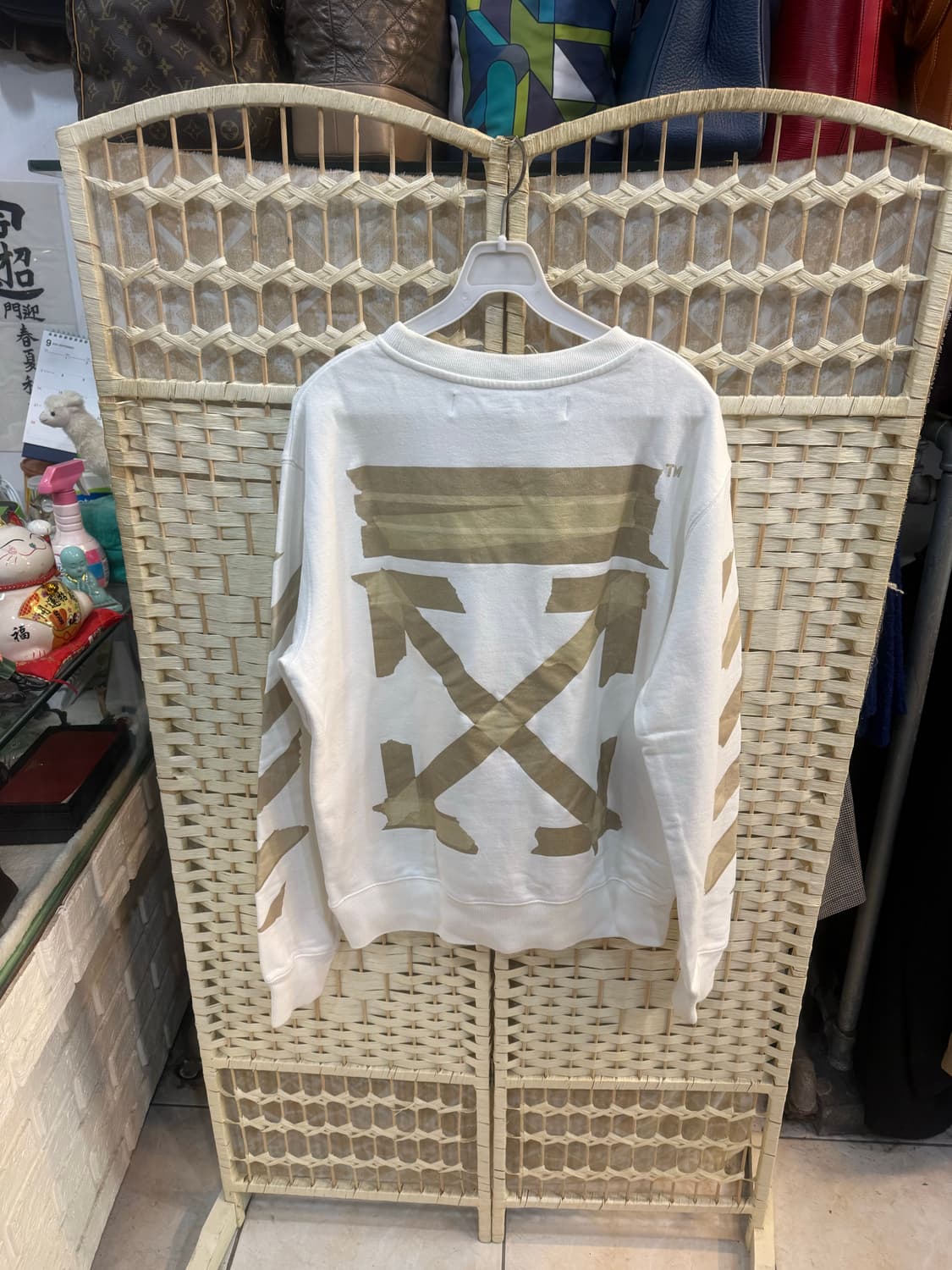 95 정품 오프화이트 태이핑 애로우 맨투맨 팝니다 상품이미지6