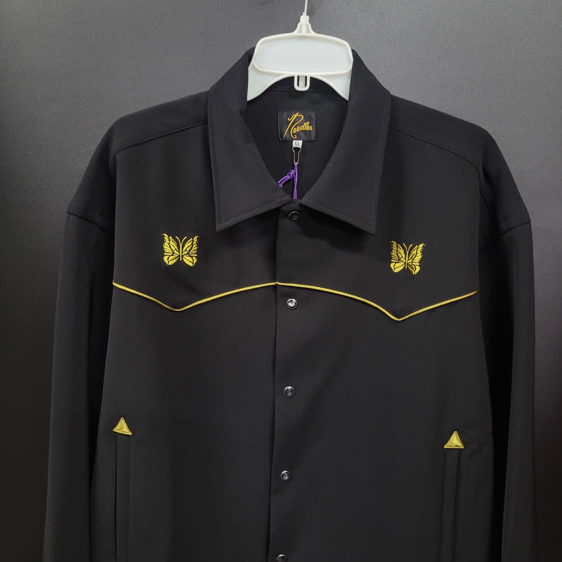 
니들스 파이핑 카우보이 자켓 더블 클로스 블랙(새제품급) 상품이미지2