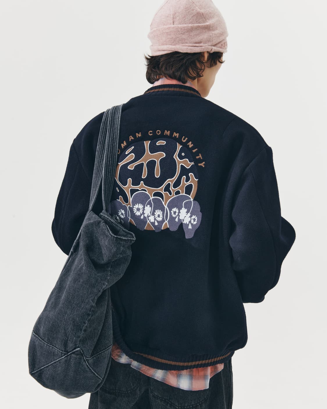 999휴머니티 헤비 울 블루종 1 네이비 상품이미지1