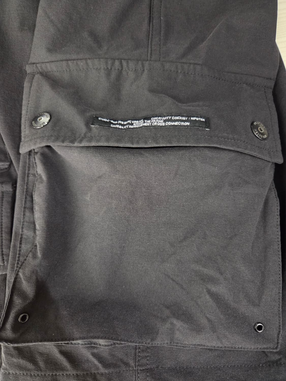 인터크루 블랙 카고 반바지 포켓 팬츠_76 상품이미지4