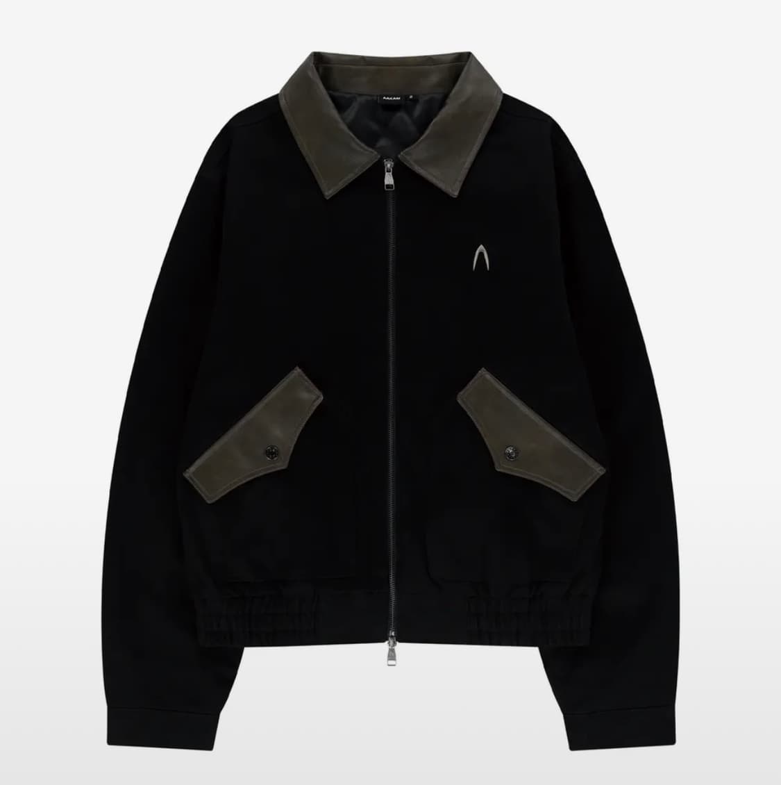 아캄 레더 워크자켓 블랙 상품이미지1