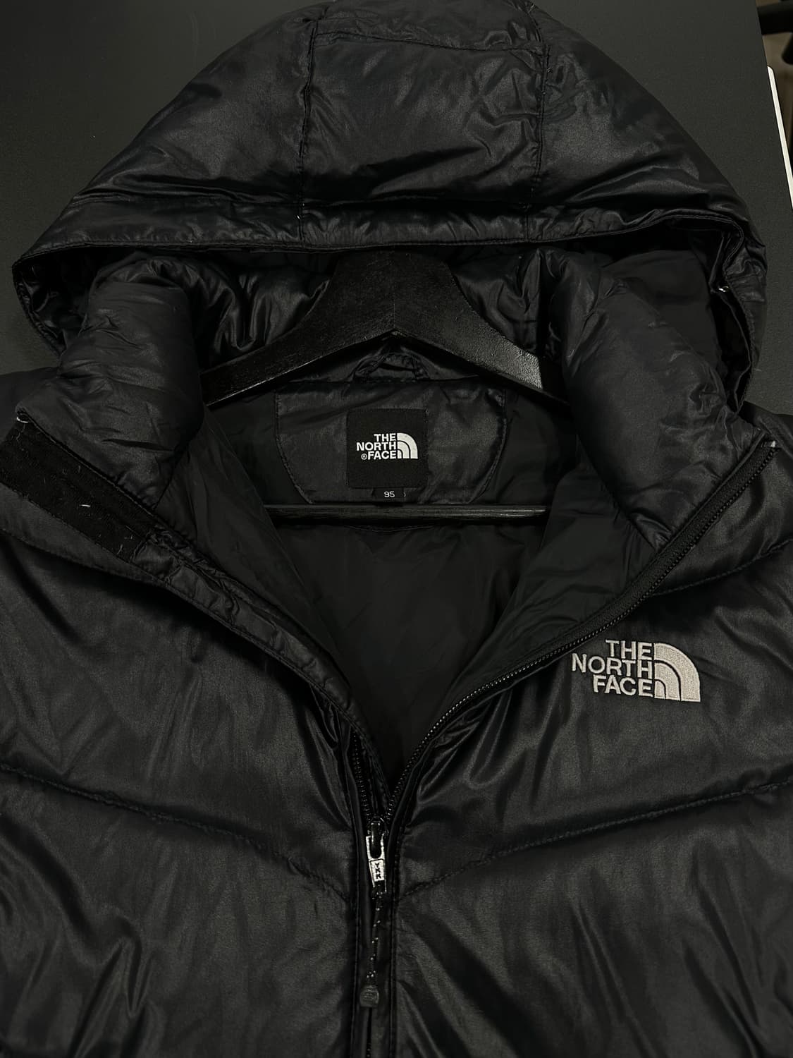 노스페이스 600 구스다운 패딩 블랙 상품이미지7