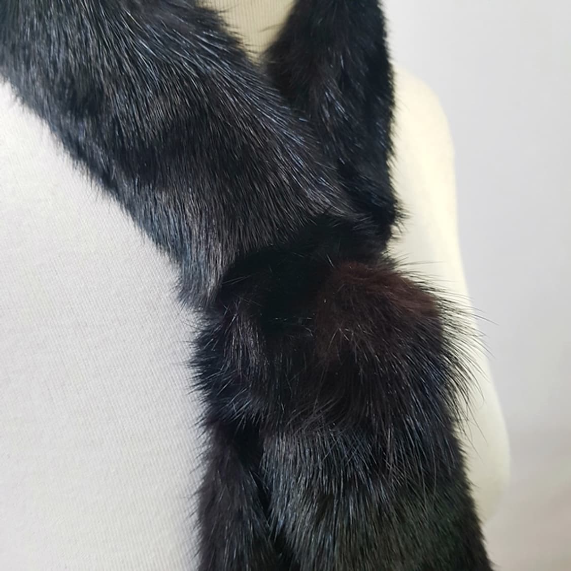 리얼 밍크 모피 쁘띠 머플러 상품이미지3