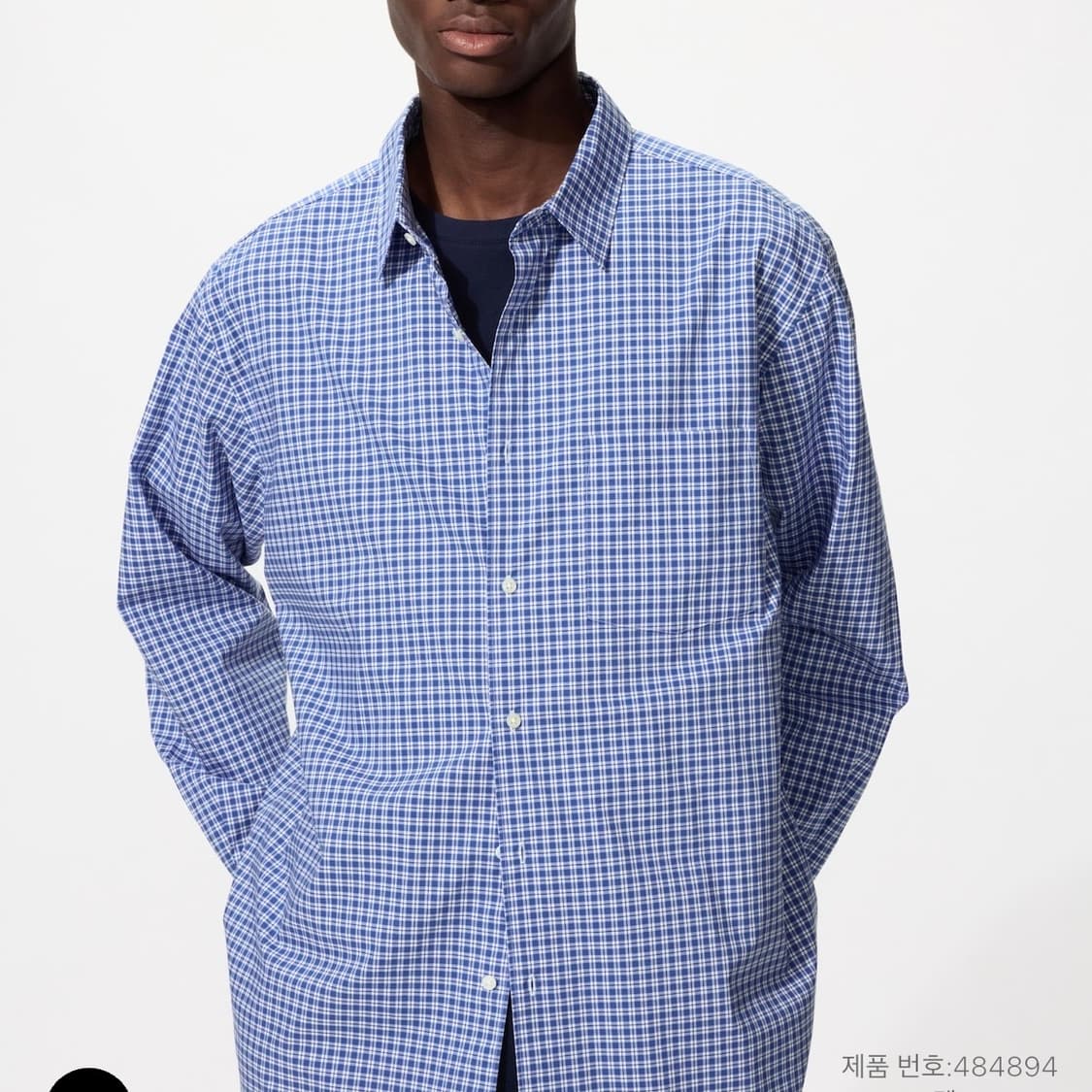 유니클로 브로드 클로스 셔츠 M 상품이미지2