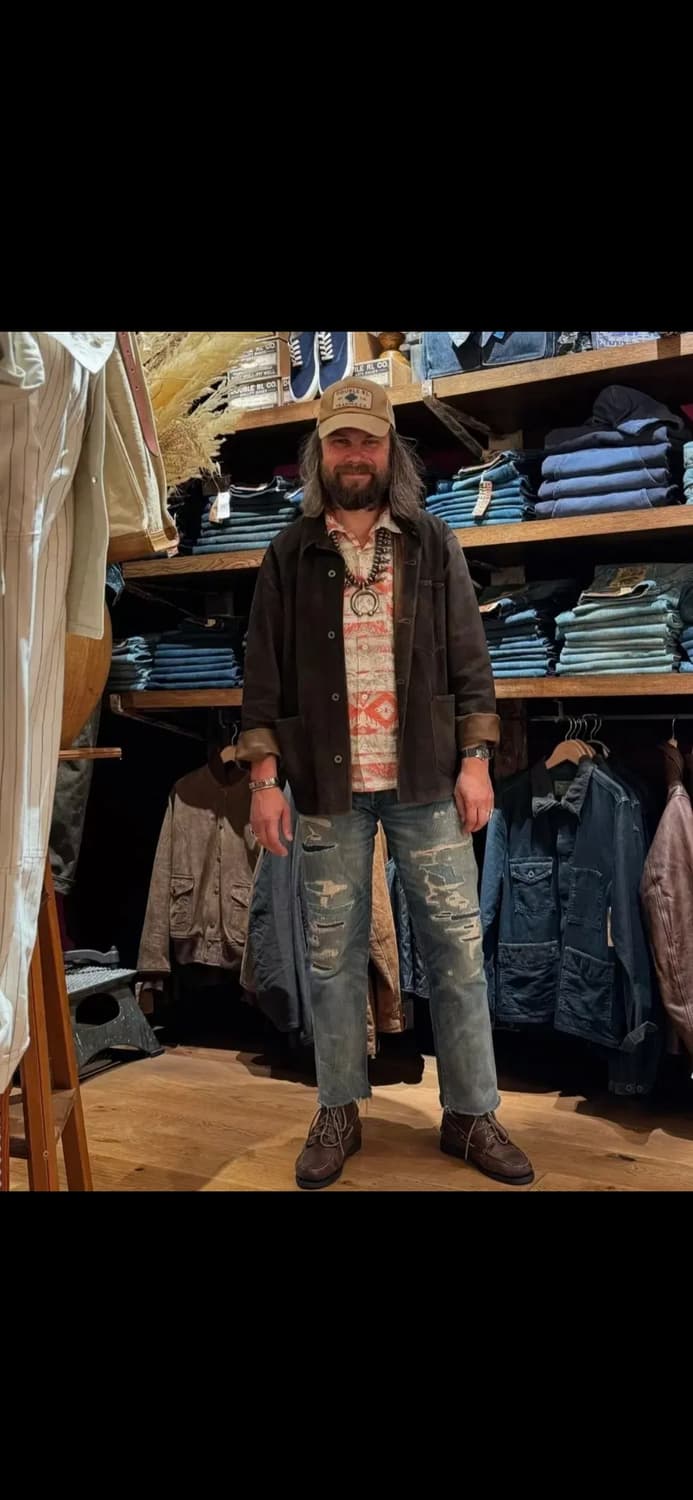 rrl 더블알엘 러프아웃 스웨이드 초어 자켓 상품이미지10