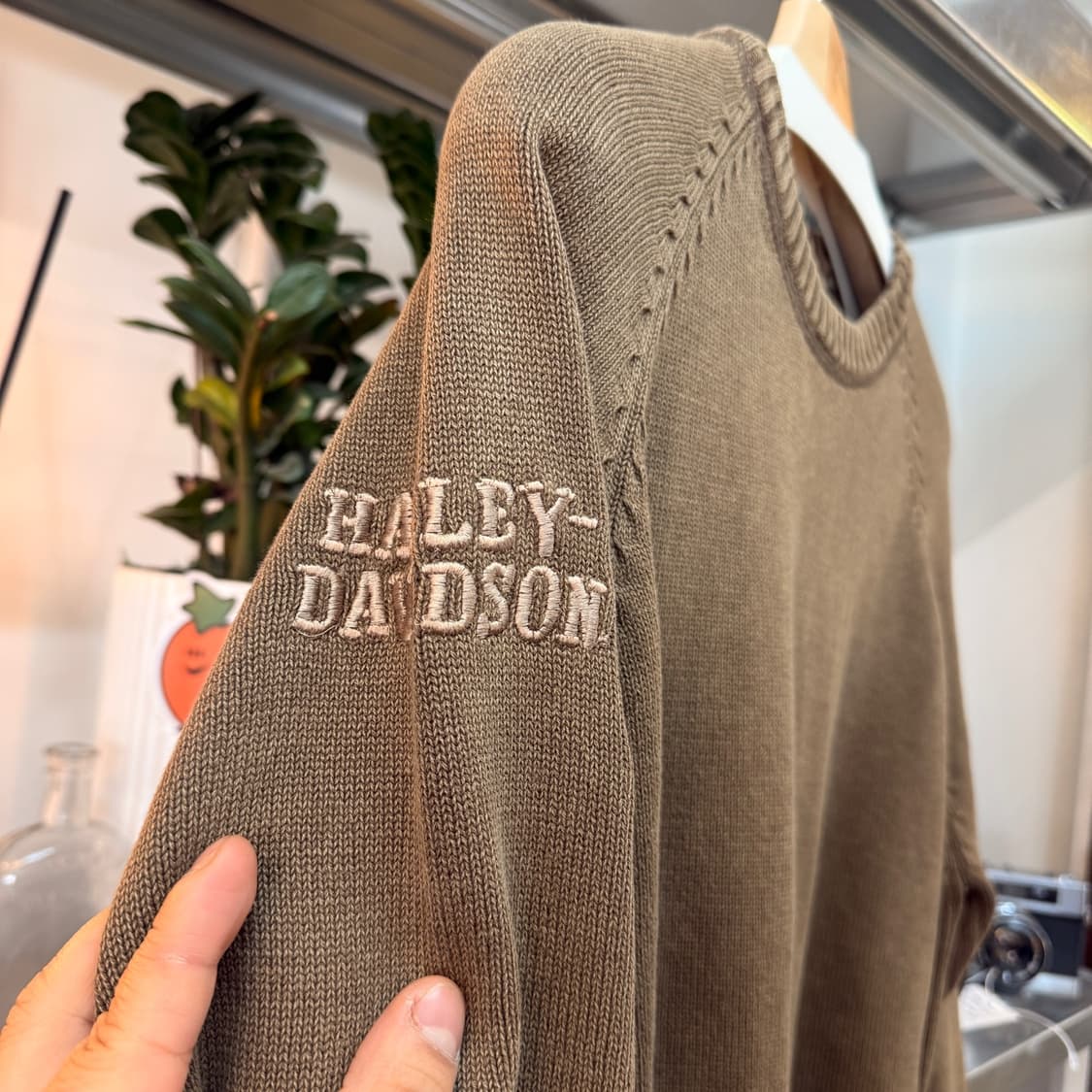 할리데이비슨 심플 로고 니트 상품이미지5