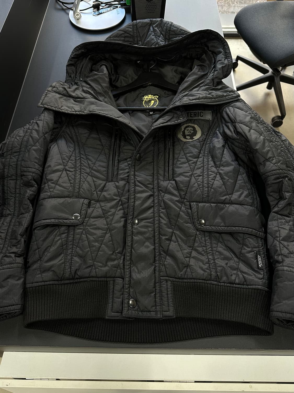 히스테릭글래머 프리마로프트 하이넥후드 퀼팅 포켓점퍼 상품이미지7