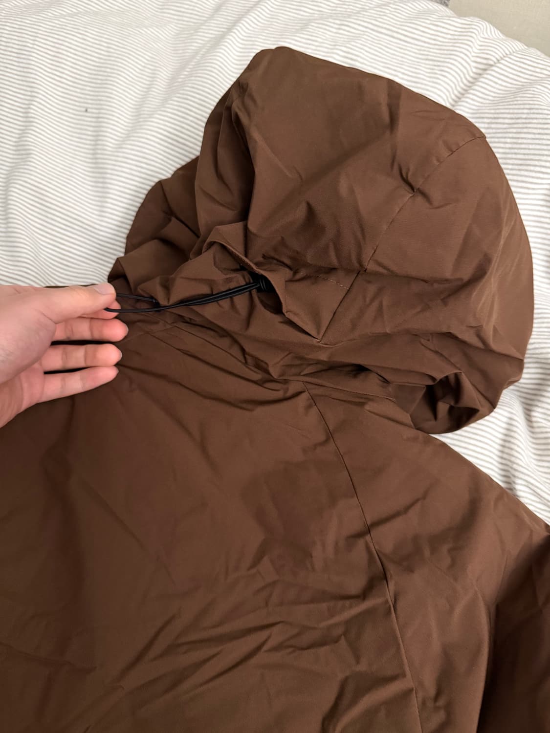 무신사 스탠다드 코어 익스트림 패딩자켓 브라운 L 상품이미지4