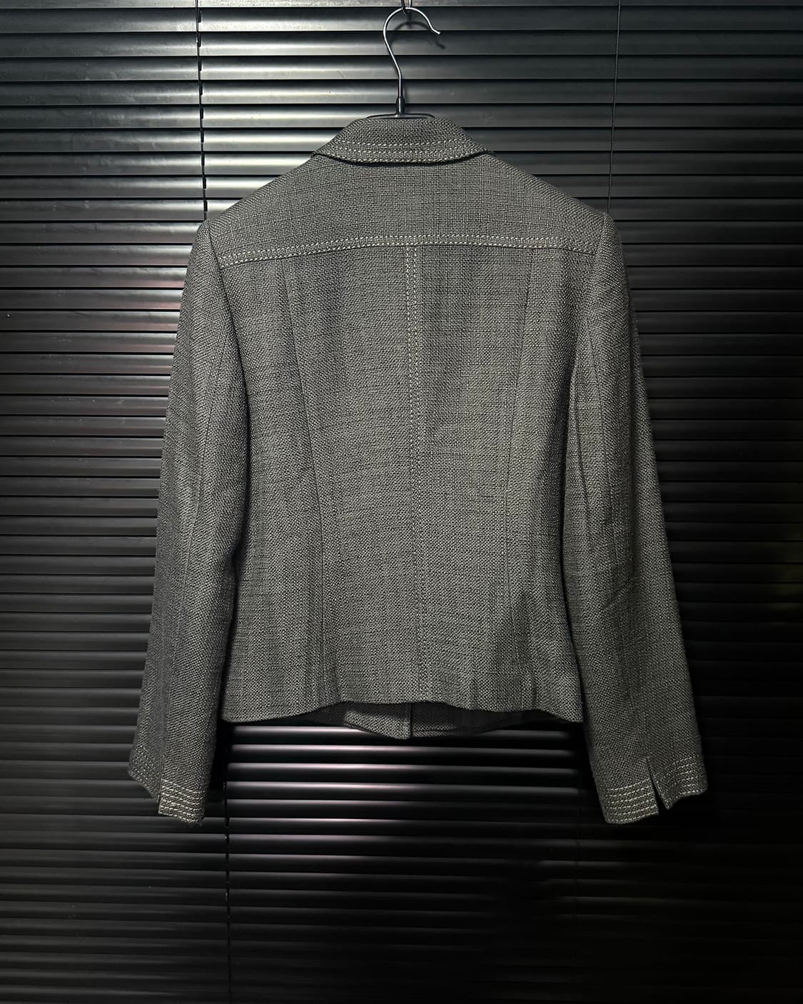 VINGT TROIS 울 트위드 단추 일본 빈티지 싱글 숏코트 크롭 자켓 상품이미지6