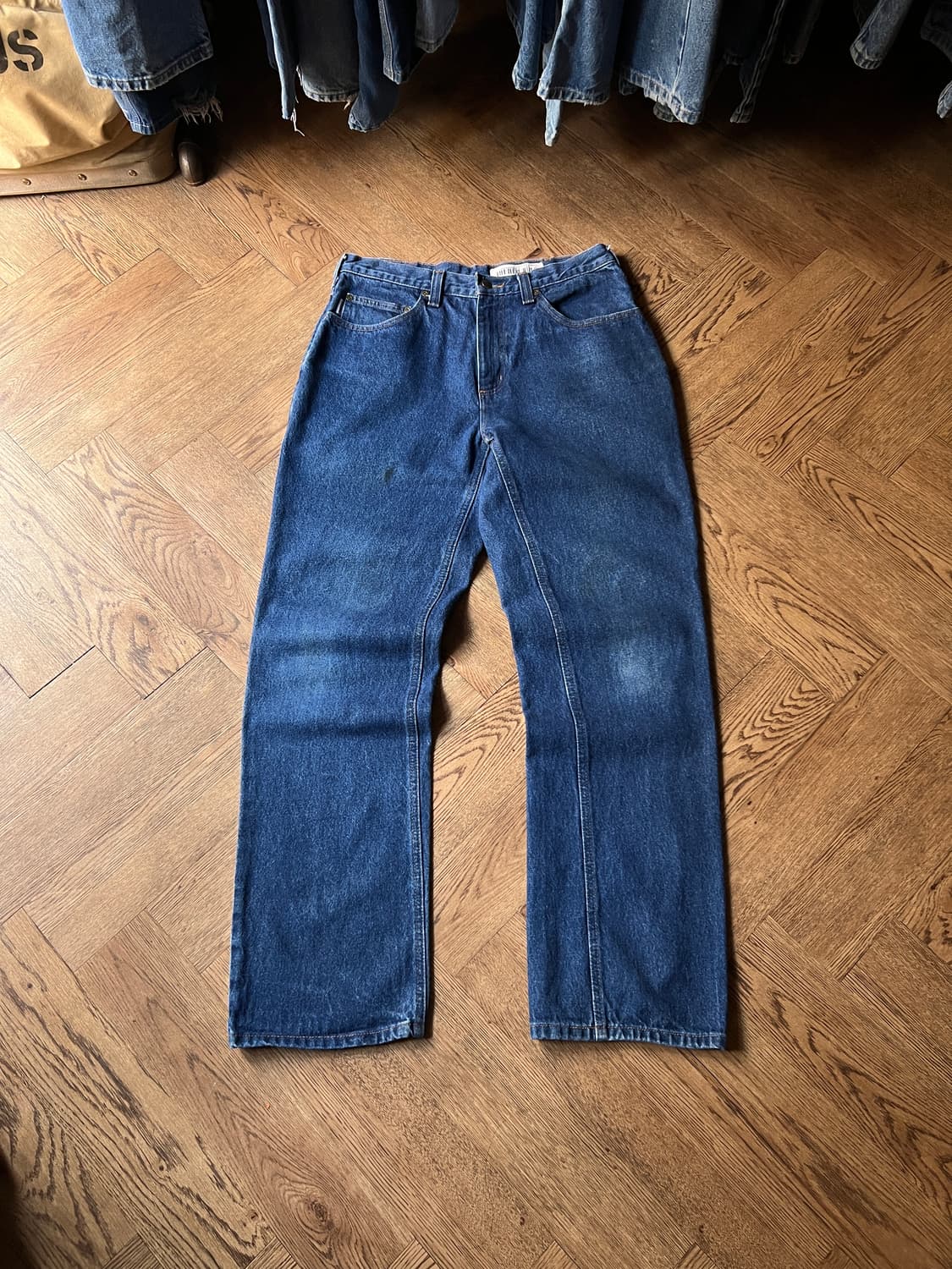 [32]칼하트 USA 빈티지 워싱 진청 워크 데님 팬츠 상품이미지2