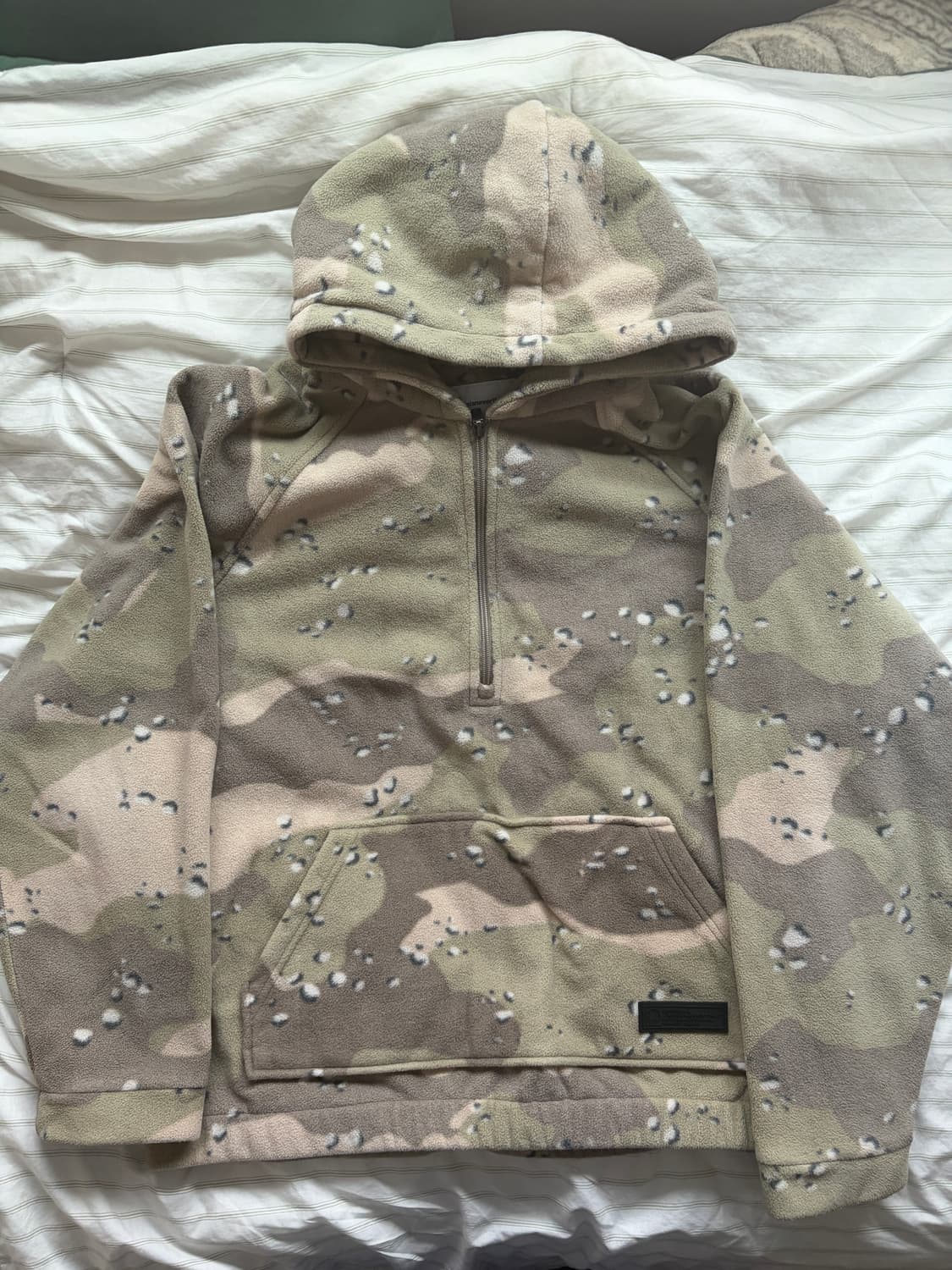 Thisisneverthat 카모 플리스 하프집업 상품이미지1