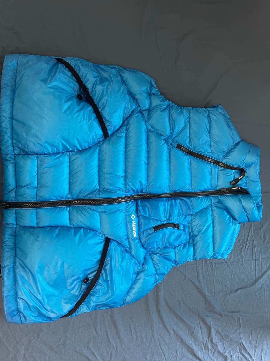 헬리녹스 웨어 이클립스 팩 다운베스트 시안 블루 패딩 베스트 상품이미지1