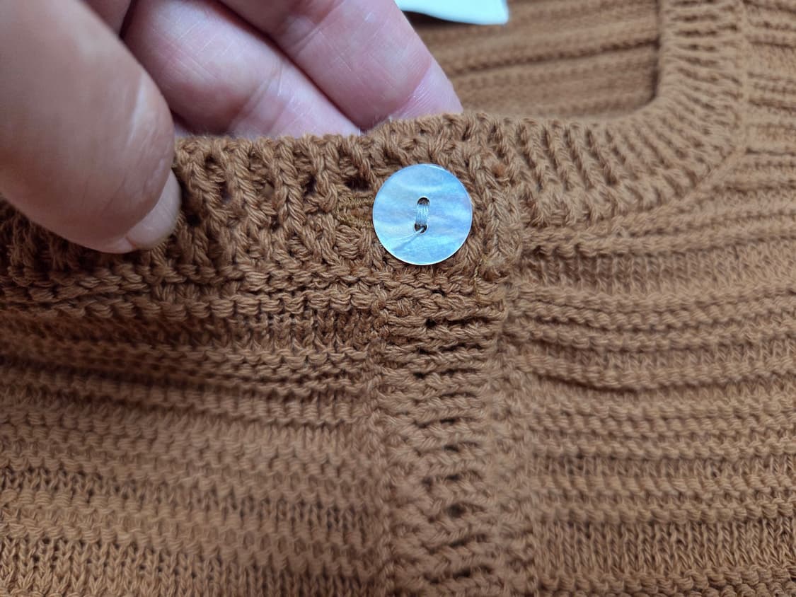 데일리주드(DAILYJUD) 브라운 가디건&니트탑 55-66 새상품 상품이미지3