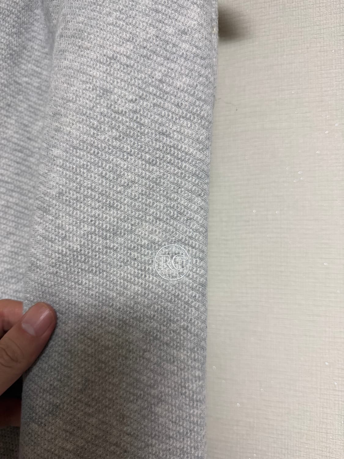 렉토 코튼 저지 와이드 스웻 팬츠 그레이 M 상품이미지5