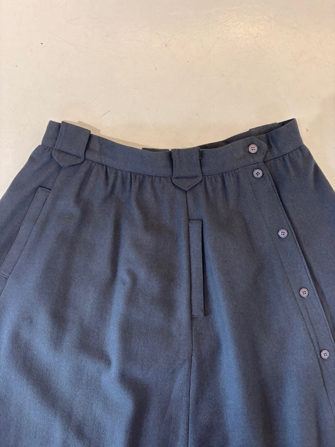 Vintage Plit Wool Skirt 상품이미지4