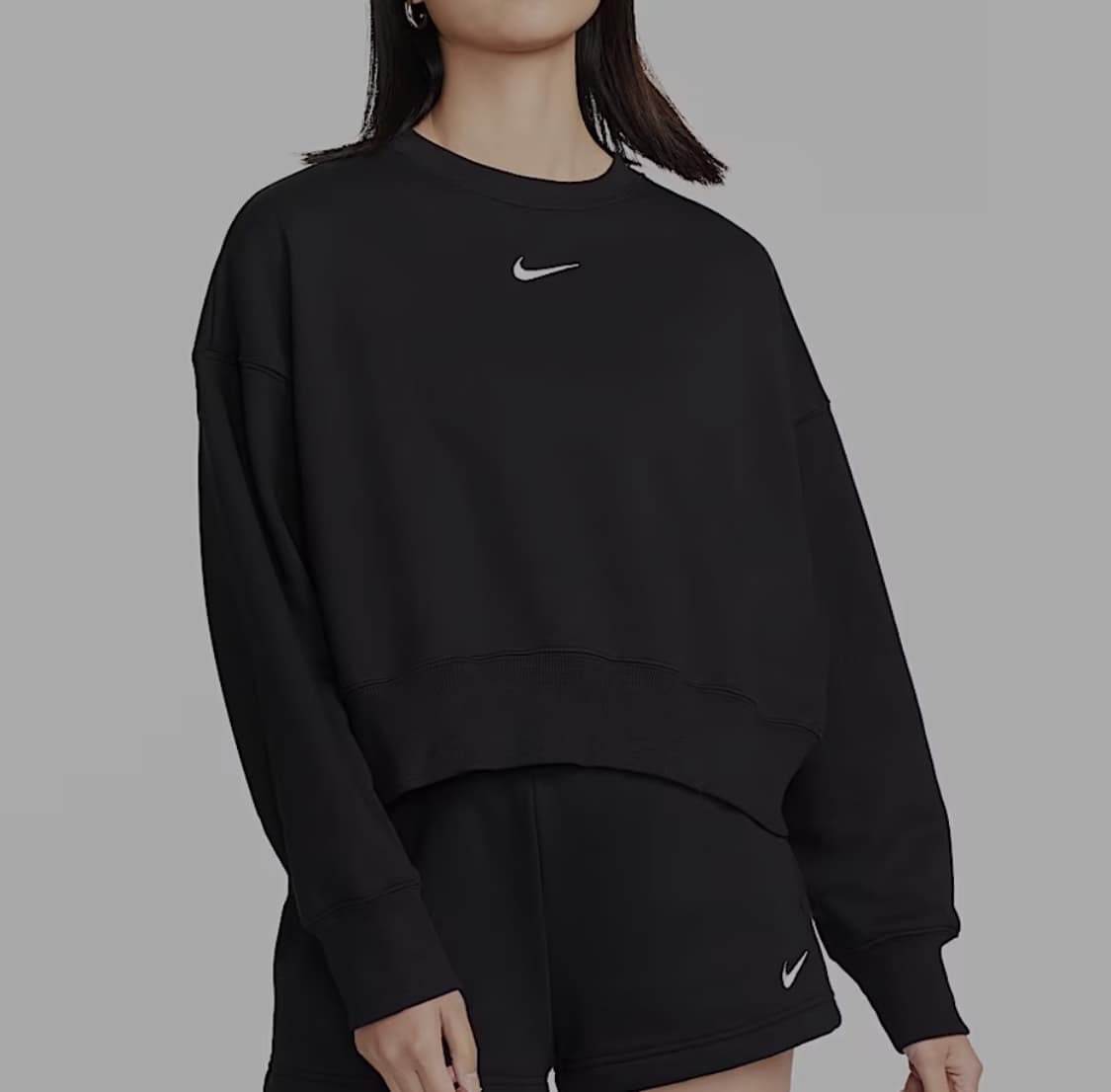 나이키 오버 사이즈 크루넥 스웻셔츠 M _ 여성 상품이미지1