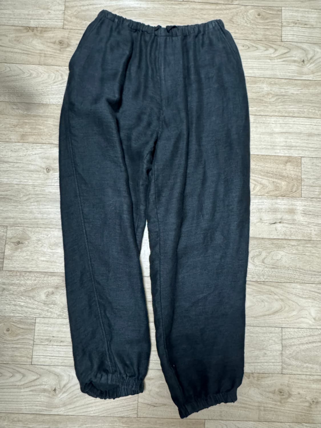 코모리 24aw 린넨 기모 드로스트링 팬츠 1 상품이미지2