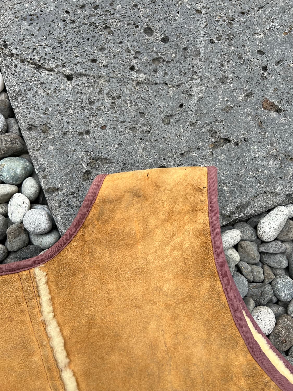 1970s VINTAGE MILITARY SHEARLING 쉐르파베스트 상품이미지9