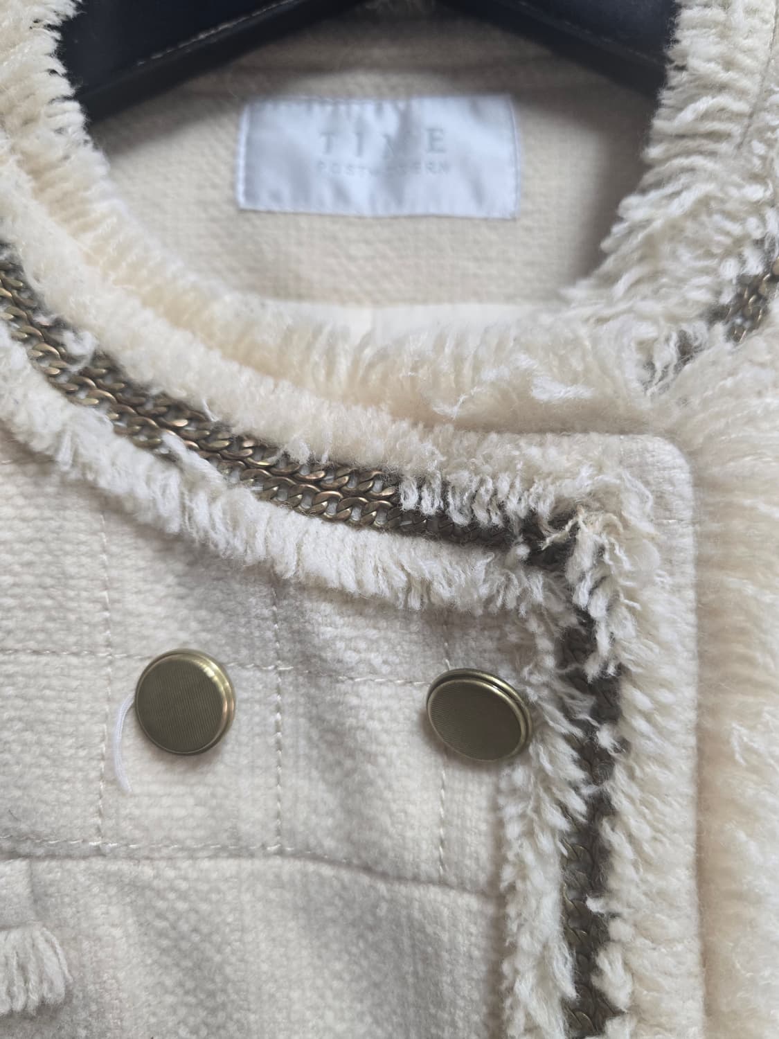 타임 트위드 모 자켓  S 상품이미지2