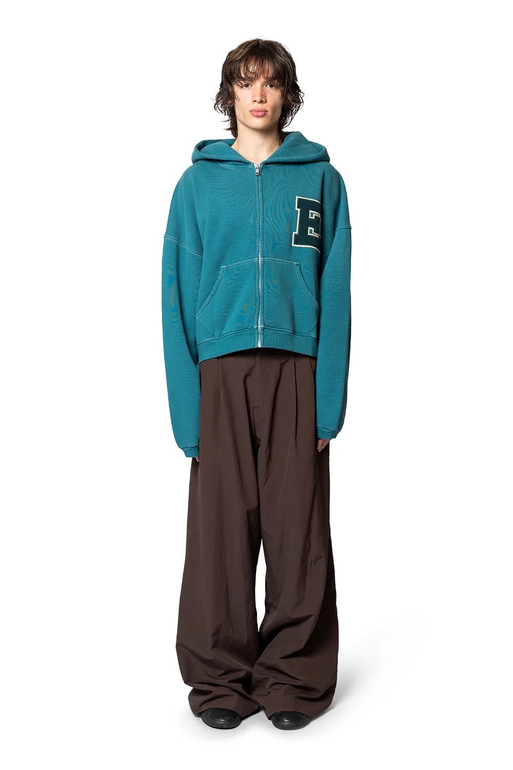 [S,M,L]이알엘 ERL 25fw Letterman 후드집업 상품이미지4