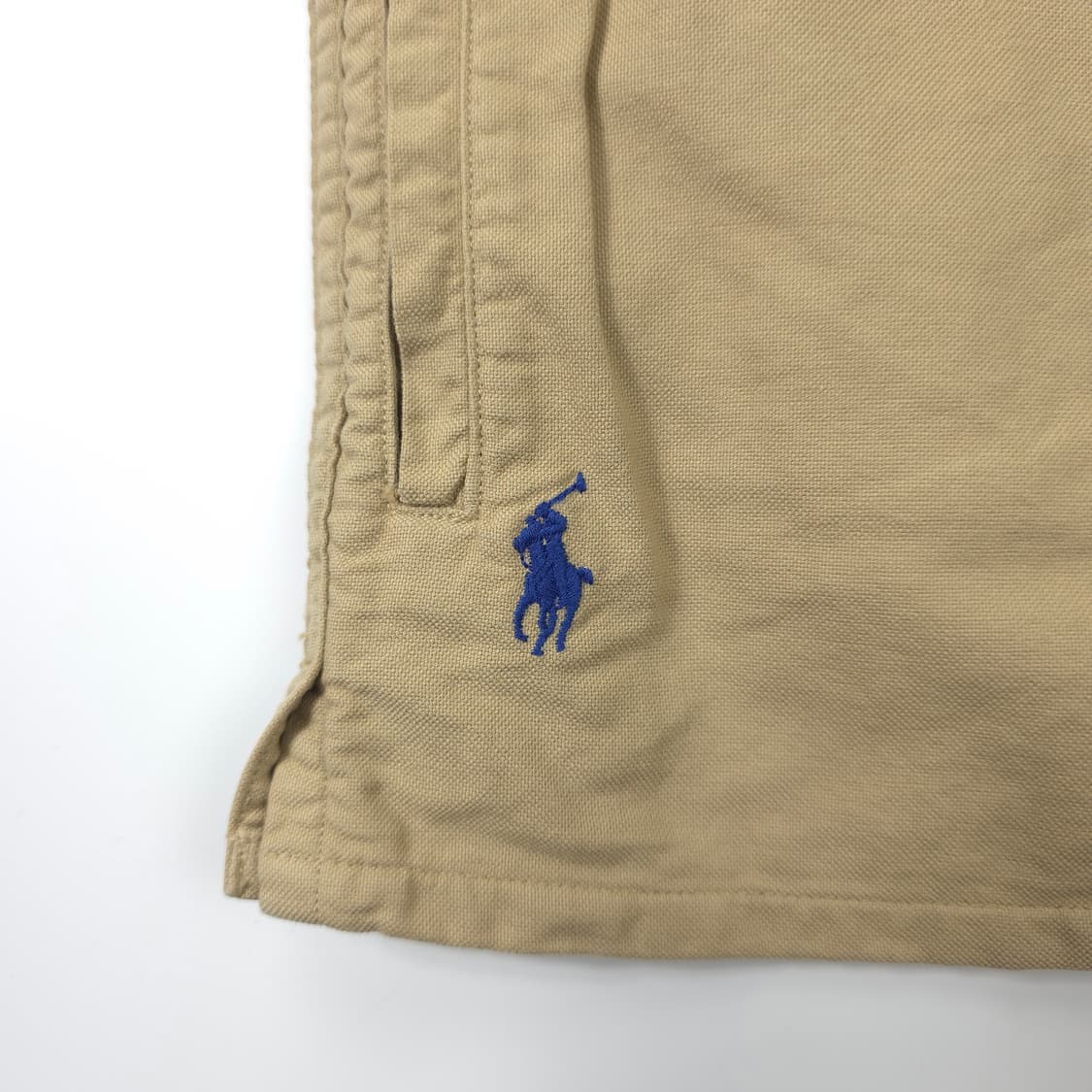 폴로 랄프로렌 집업 셔츠 자켓 베이지 (M) 상품이미지3