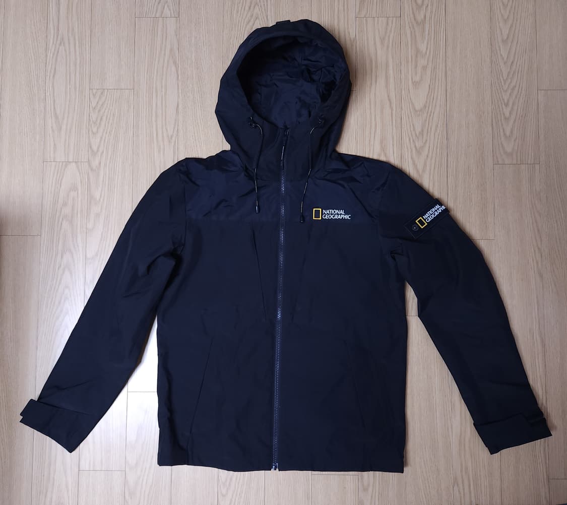 내셔널지오그래픽 타슬란 배색 바람막이 점퍼, 윈드브레이커 상품이미지1