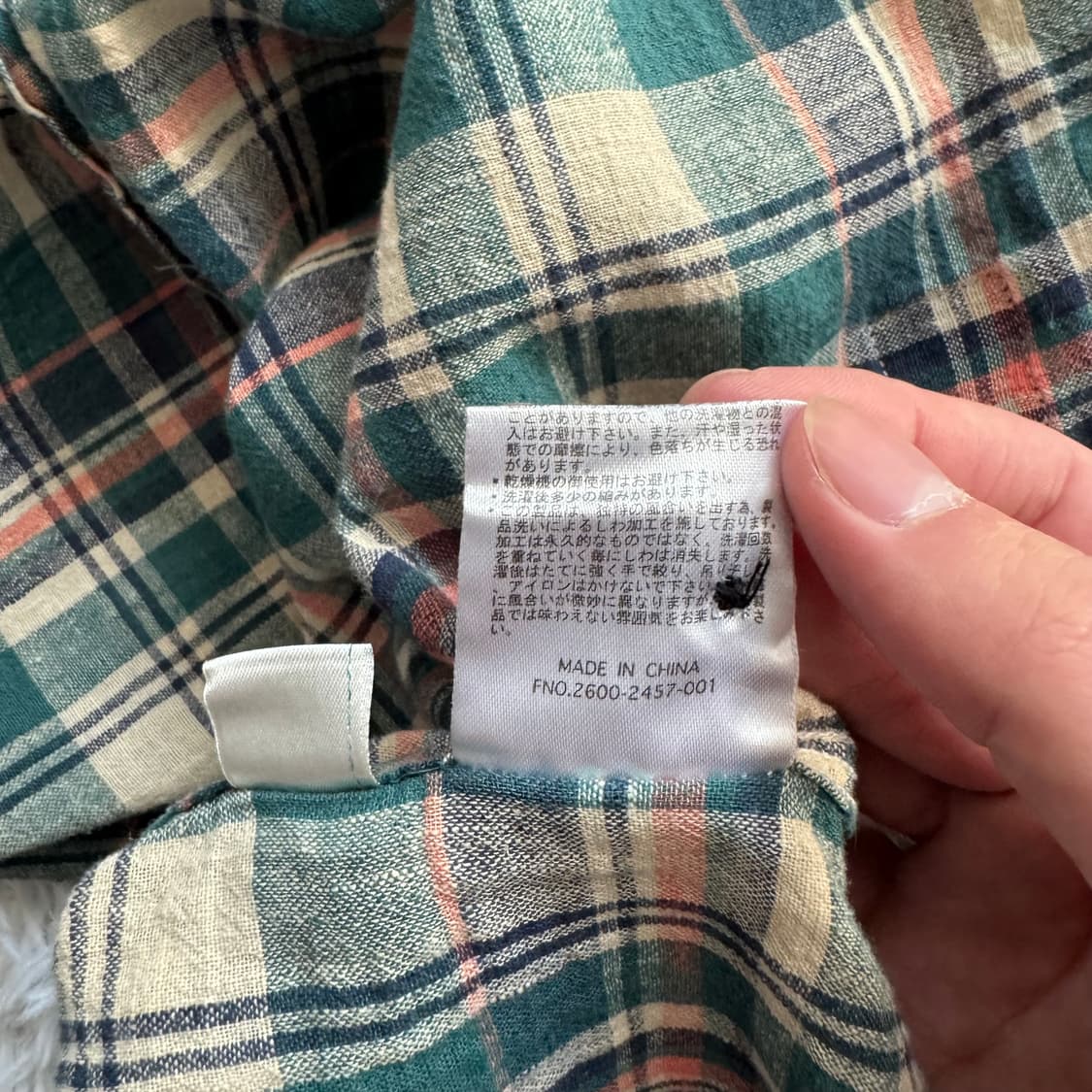 DICKIES 일본빈티지 노드 체크 셔츠 디키즈 빈티지셔츠 M 44 상품이미지9