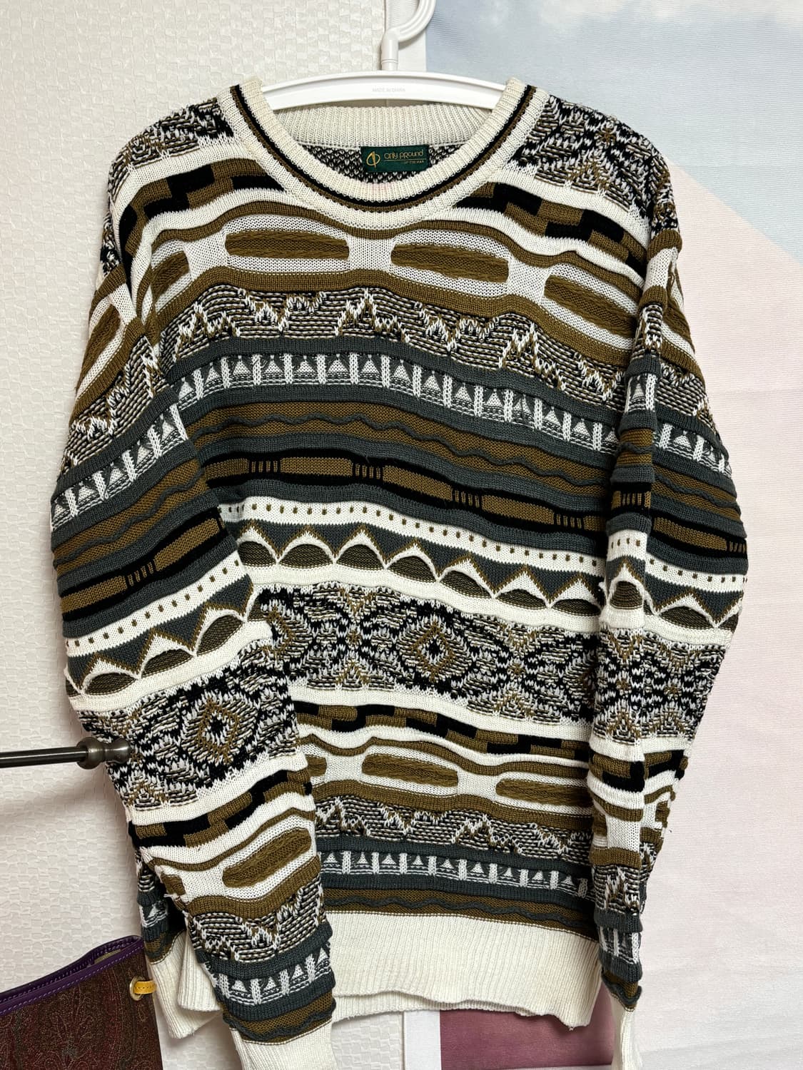 Christiano 패턴 니트 상품이미지2