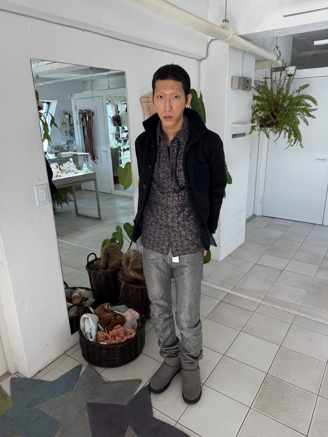 jacquard padded jacket 상품이미지2