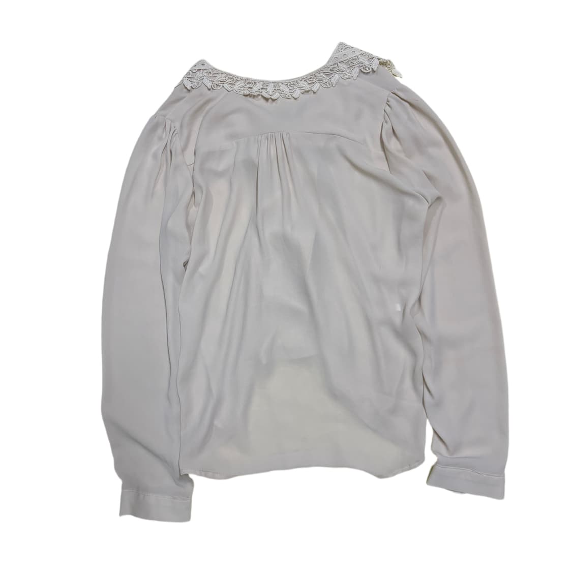 빈티지 레이스 셔링 블라우스 상품이미지3