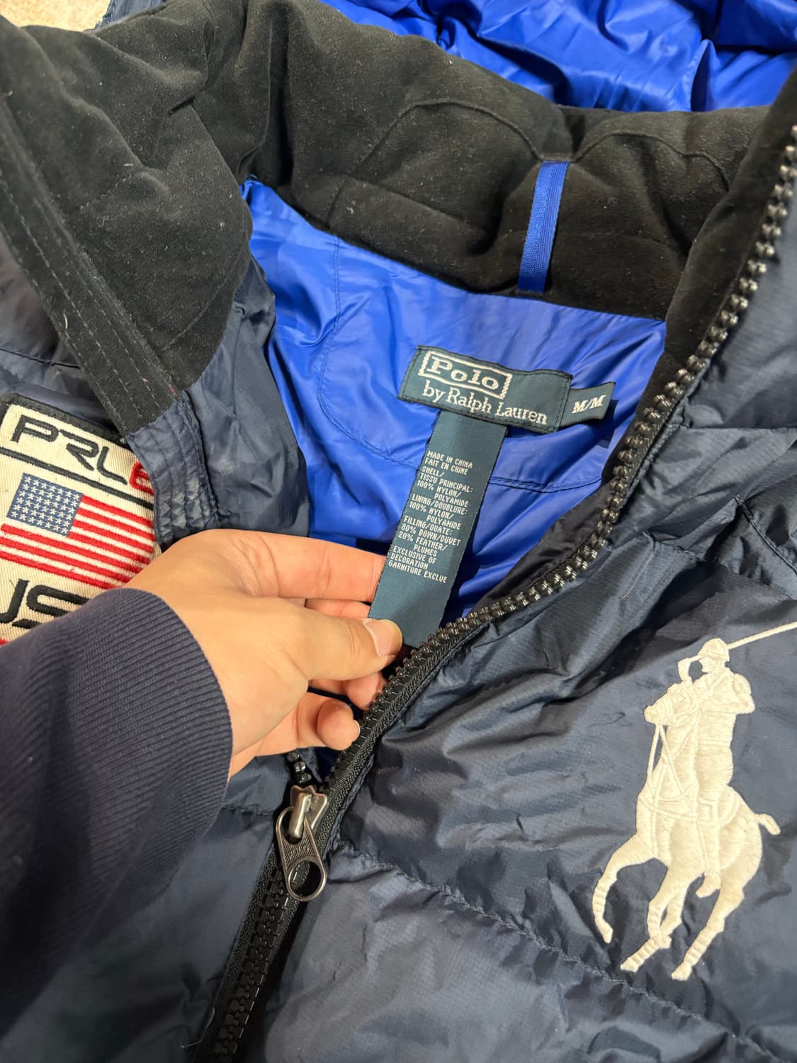 폴로 USA 팀 빅포니 후드패딩 상품이미지4