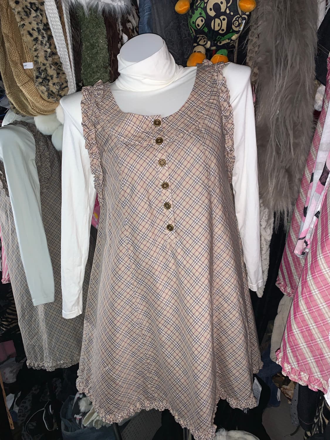 버버리 블루라벨 프릴 원피스 상품이미지1