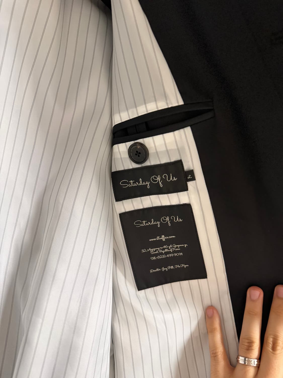 STU 라운드 스트링 자켓 블랙 L 상품이미지3