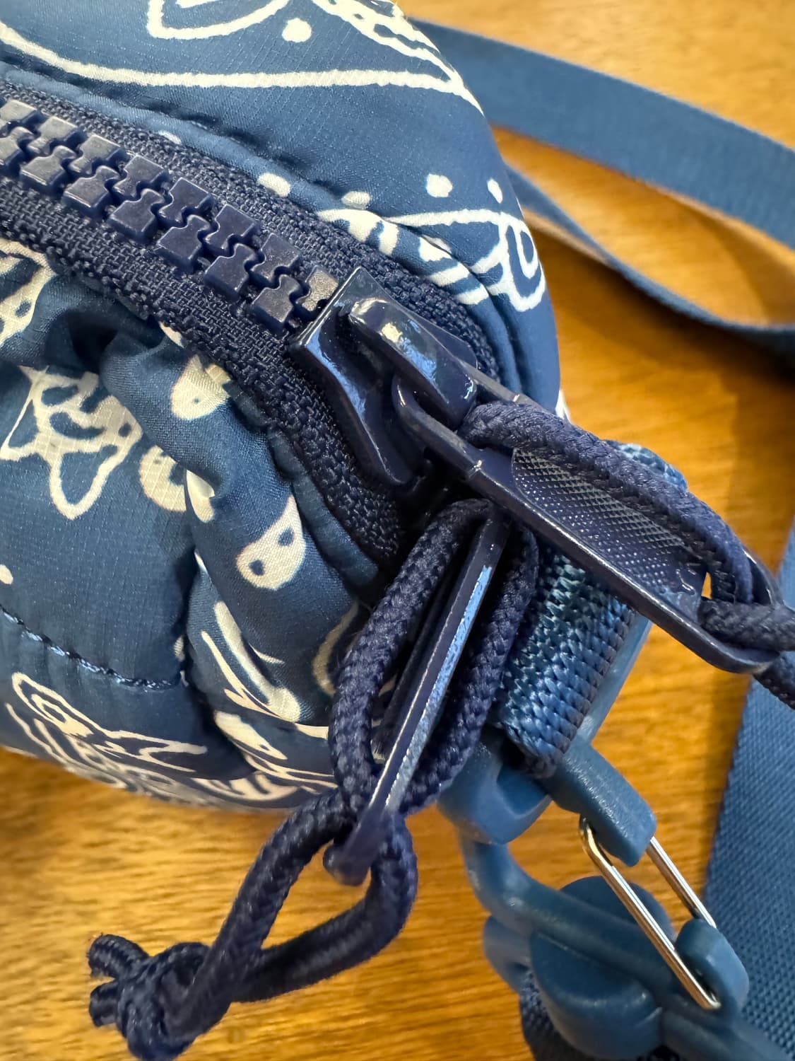 [OS] 슈프림 푸퍼 사이드백 블루 페이즐리  상품이미지6