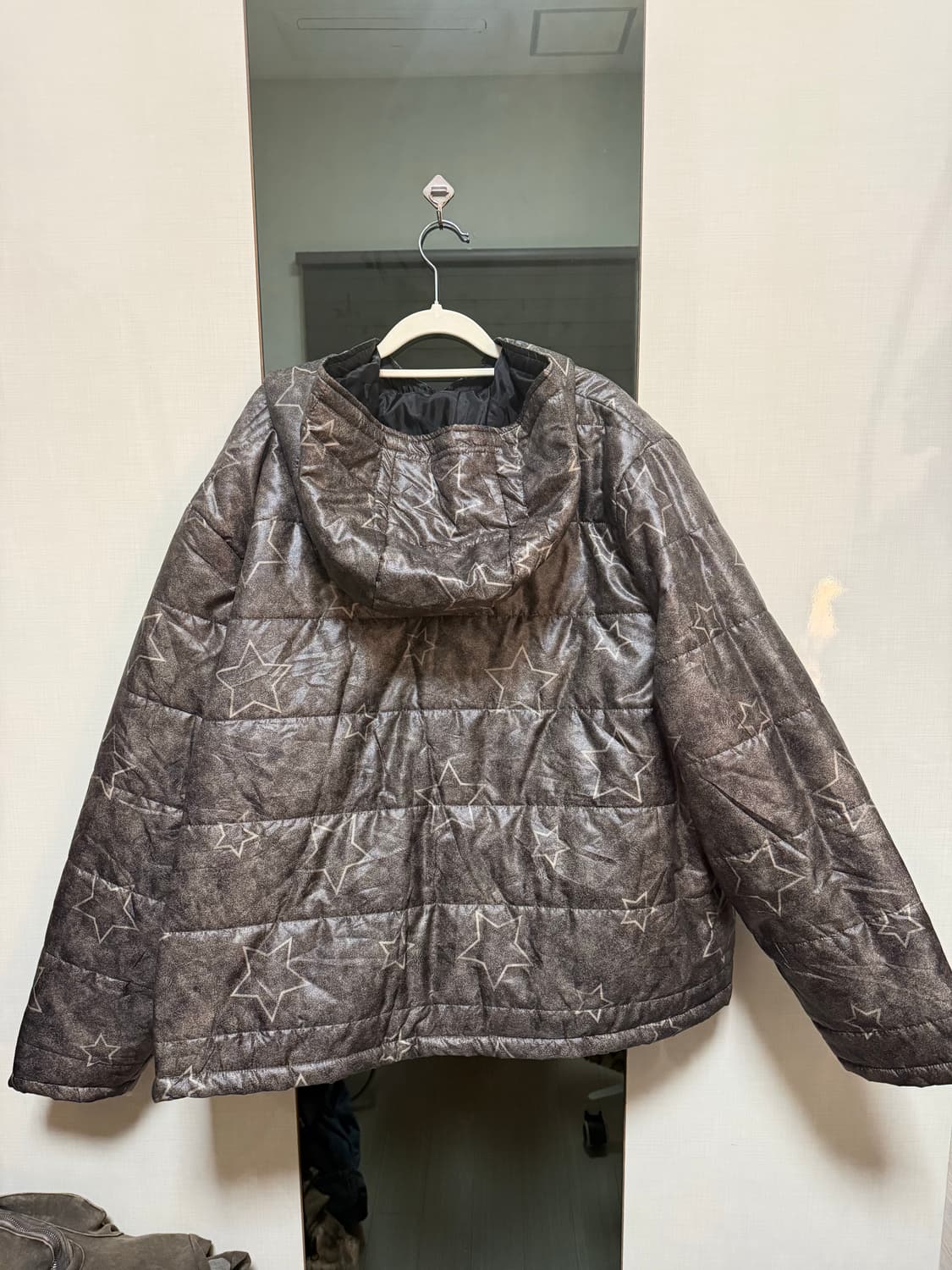 Y2K/갸루st 별 패턴 패딩 상품이미지2