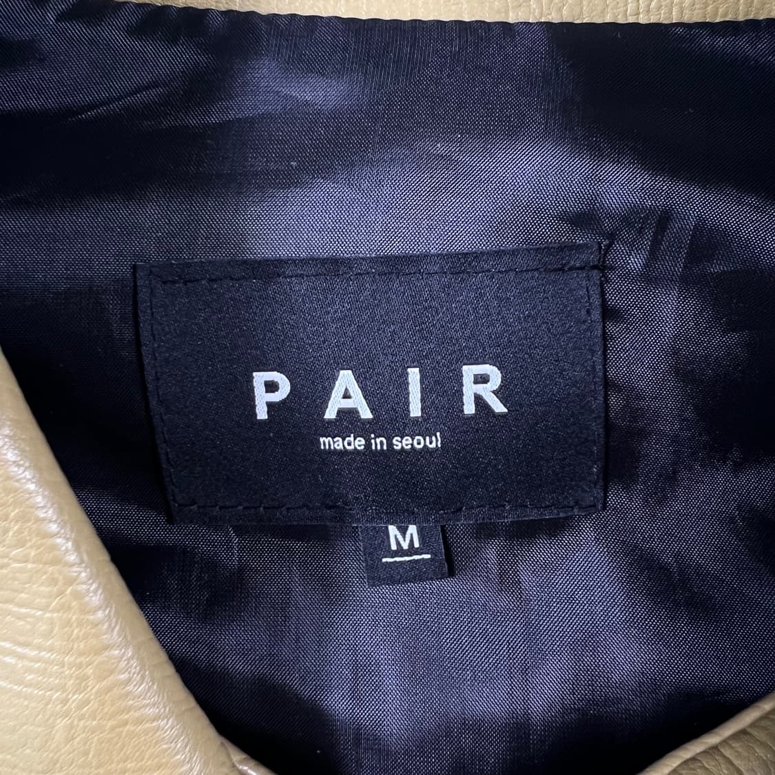 PAIR 레더 봄버 자켓 상품이미지5