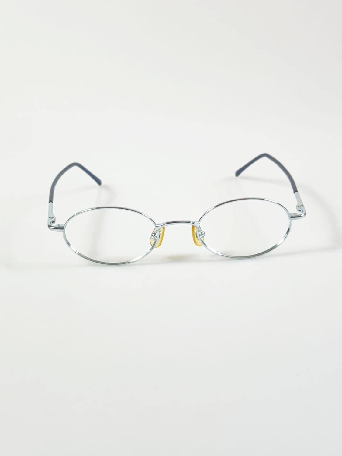 UNIX 슬림 오벌 라이트 블루 메탈 프레임 빈티지 안경 상품이미지2