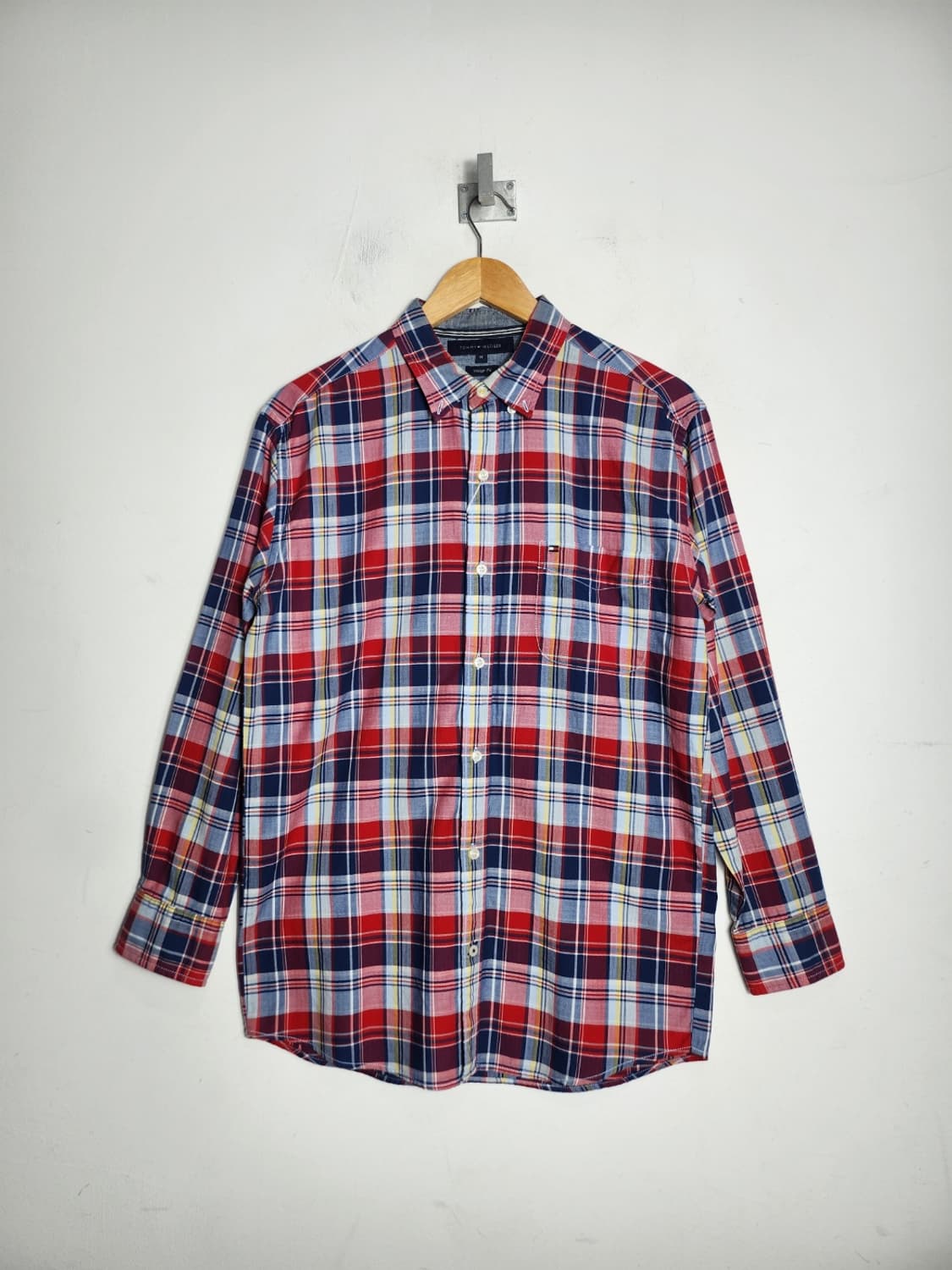 M 타미힐피거 빈티지핏 체크셔츠 상품이미지1