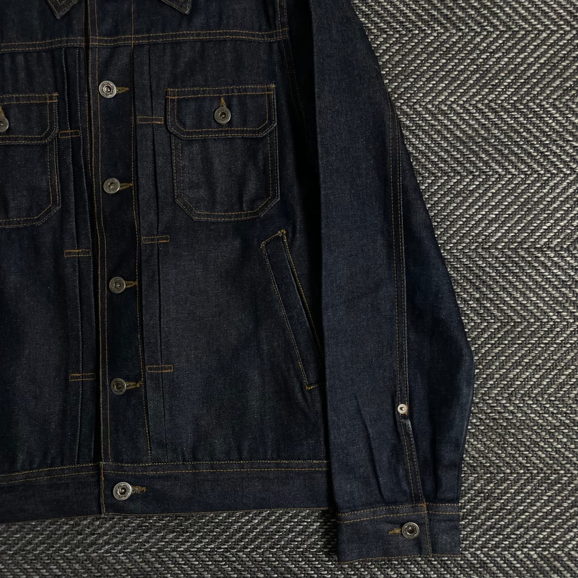 프리즘웍스 아메카지 생지 데님 트러커 자켓y 3040 상품이미지3