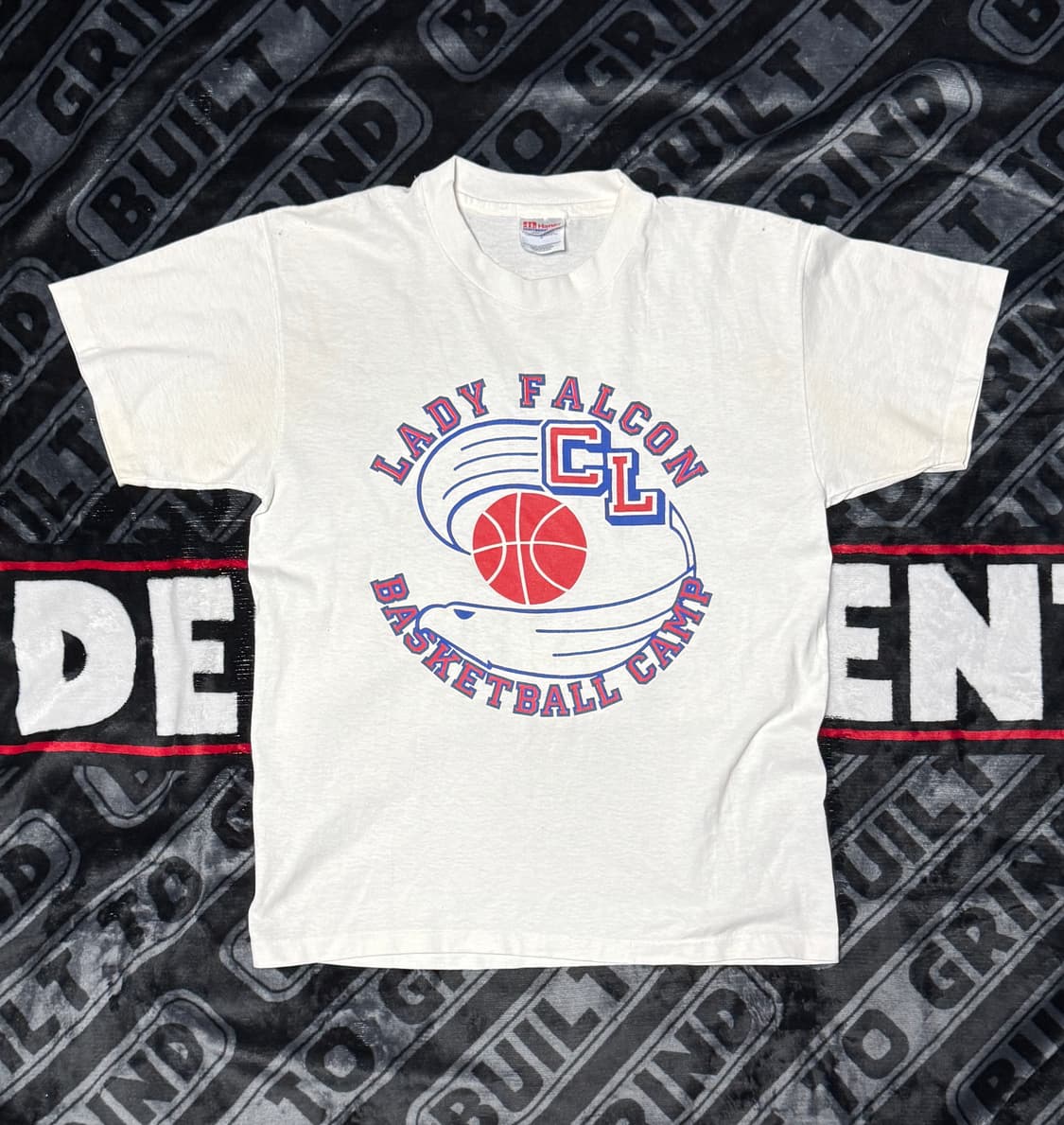 싱글 스티치 헤인즈 티셔츠 화이트 상품이미지1