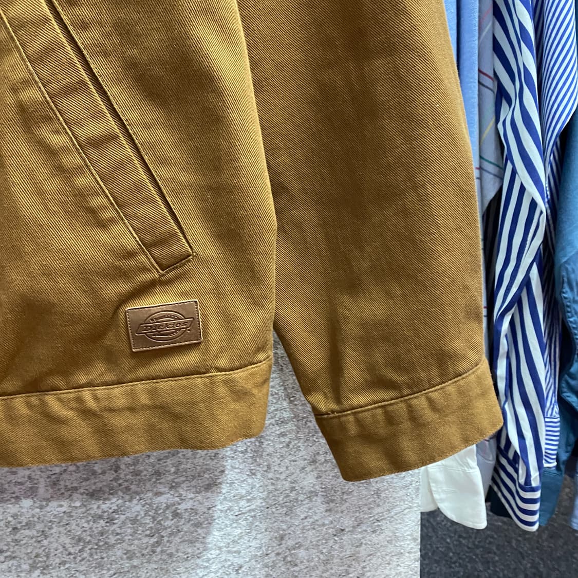 디키즈 브라운 패치 워크자켓 B4573 상품이미지4