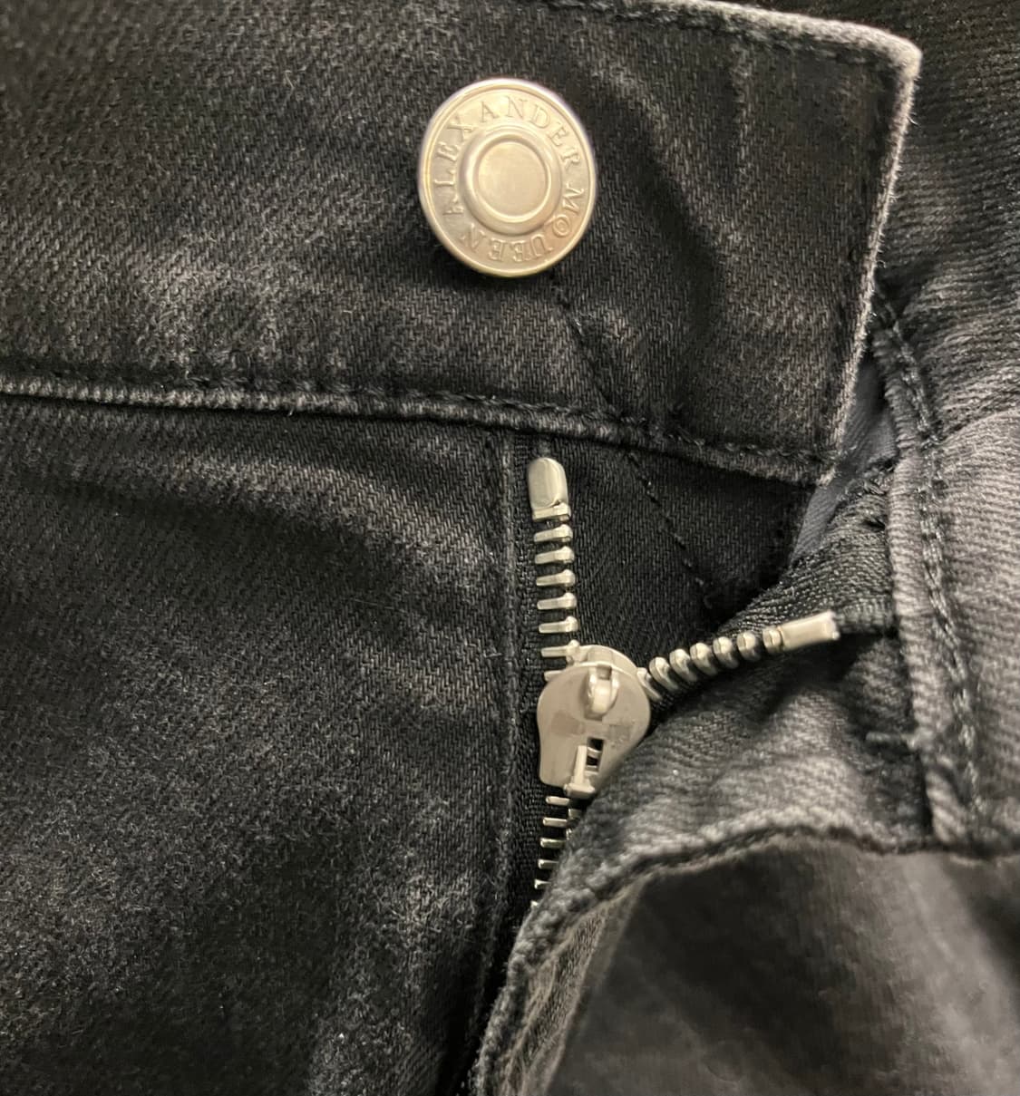 알렉산더 맥퀸 블랙 데님 팬츠 48 상품이미지4
