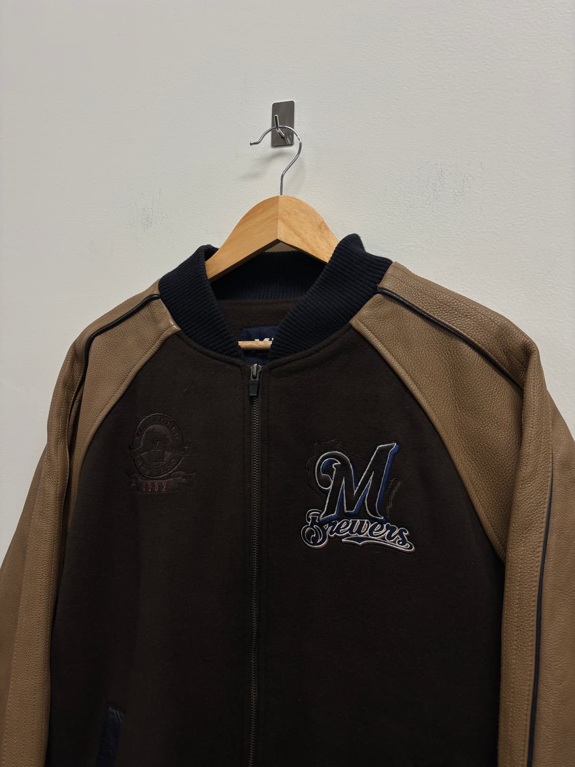 MLB 소가죽 바시티 자켓 100 [50910] 상품이미지2