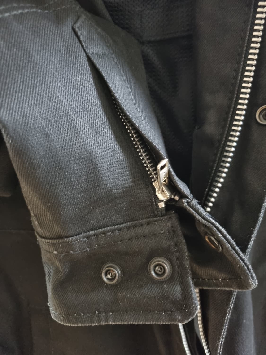 Rough neck waxed rider  jacket  상품이미지5