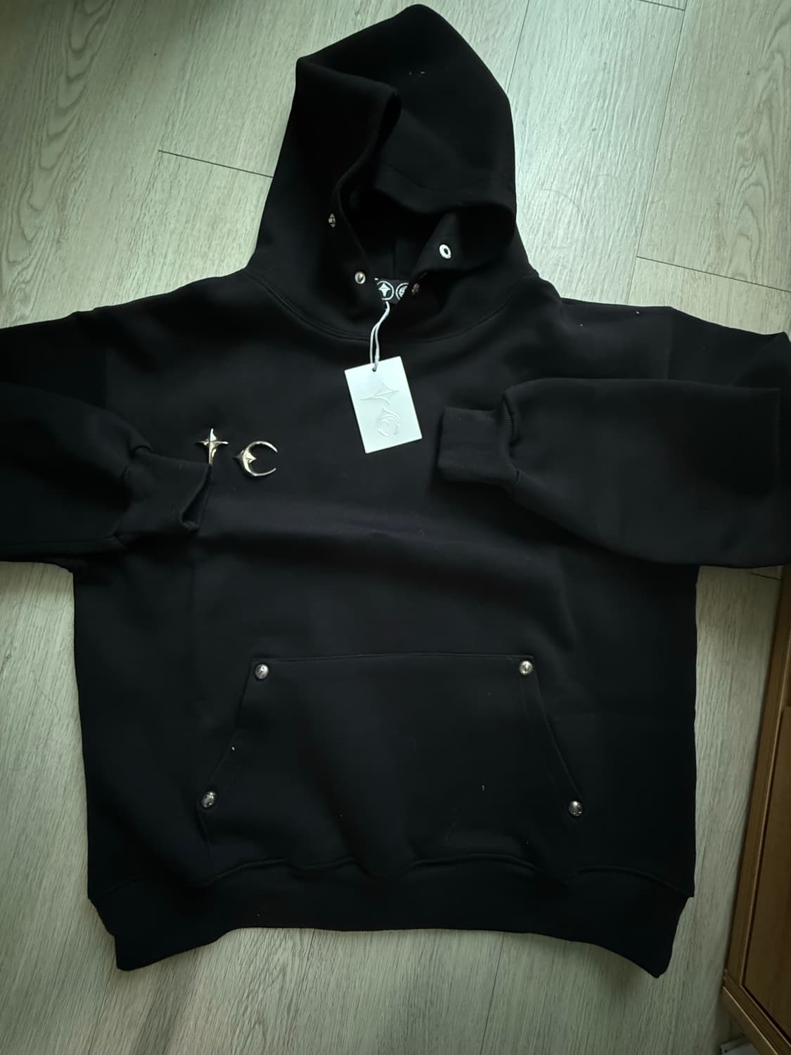 떠그 클럽 아머 후드 블랙 상품이미지2